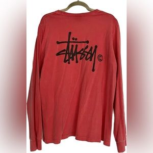 Stussy Pigment Dye Logo Long Sleeve